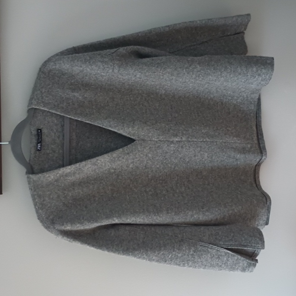 Zara gray wool blend sweater, size S